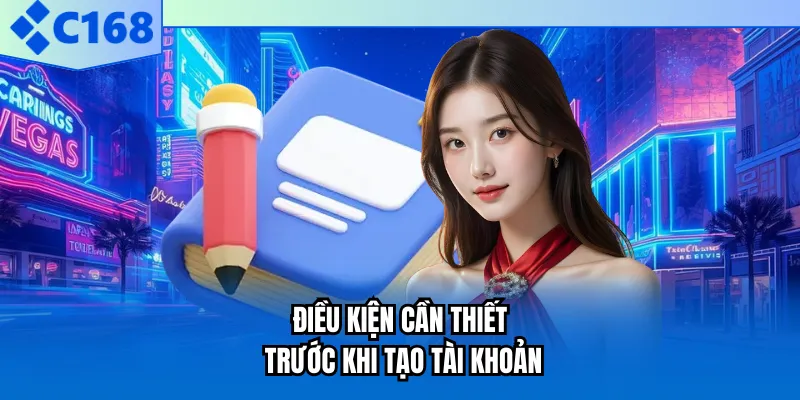 Điều kiện cần thiết trước khi tạo tài khoản